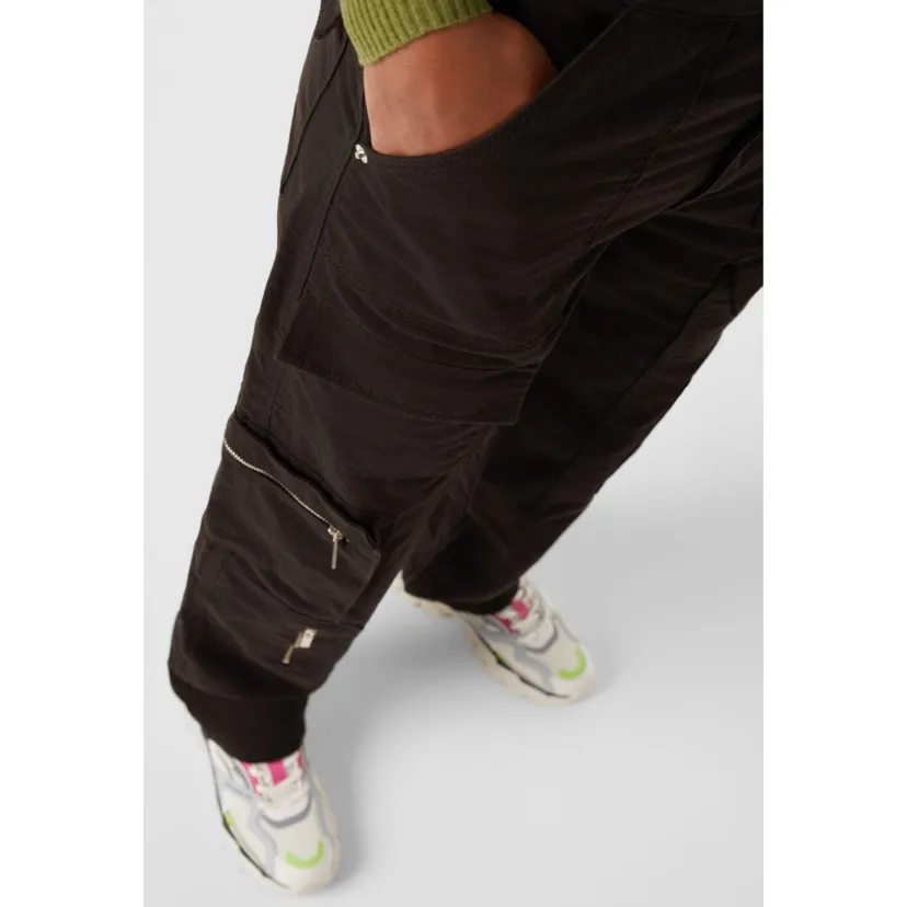 Bershka Black Cargo Pants - Image 8