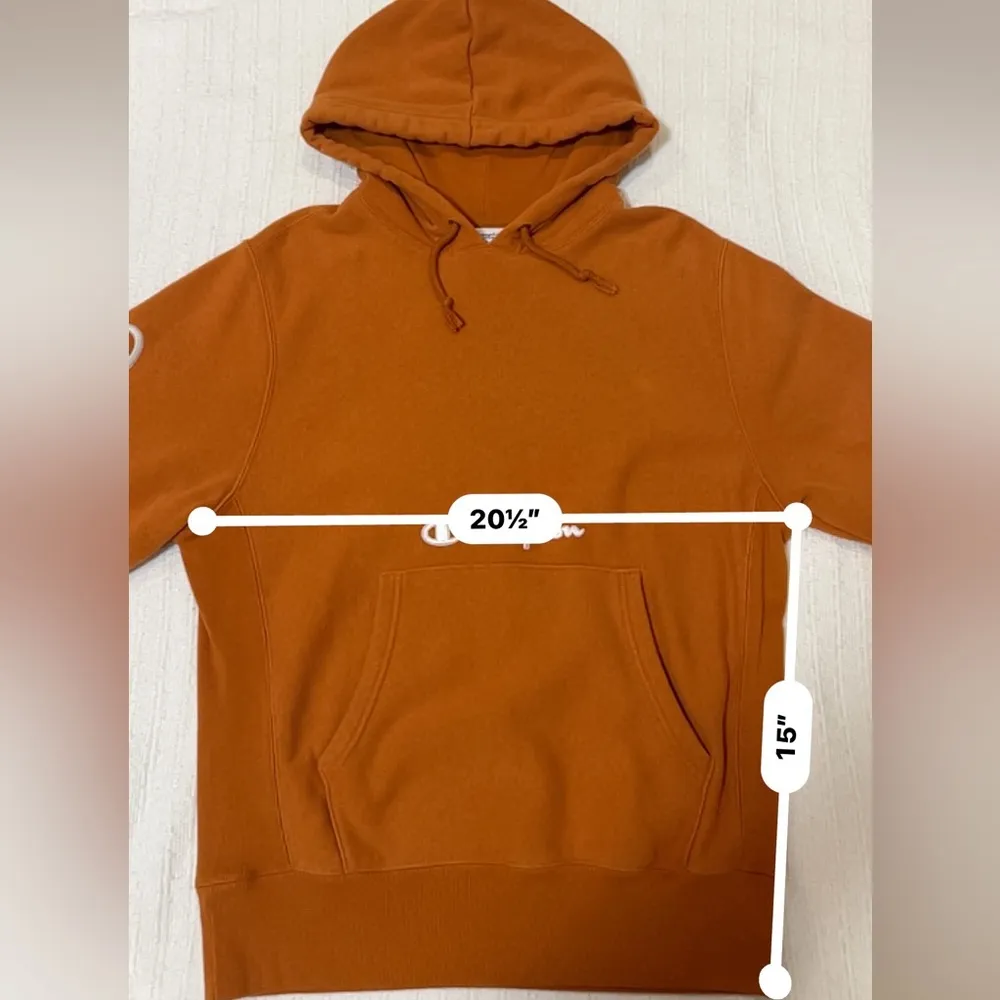 Champion Reverse Weave Hoodie - Burnt Orange - Image 5