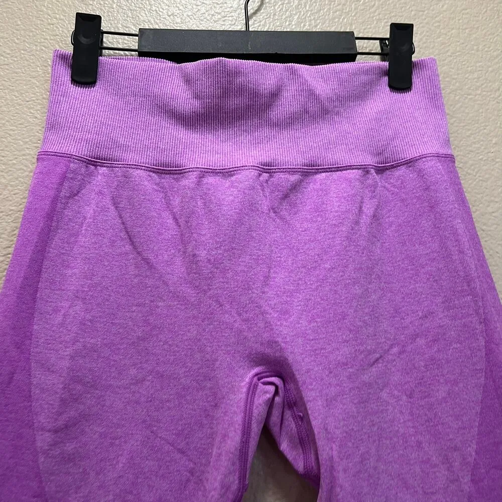 Victoria's Secret PINK Active Purple Seamless Leggings Activewear Size Medium - Image 4