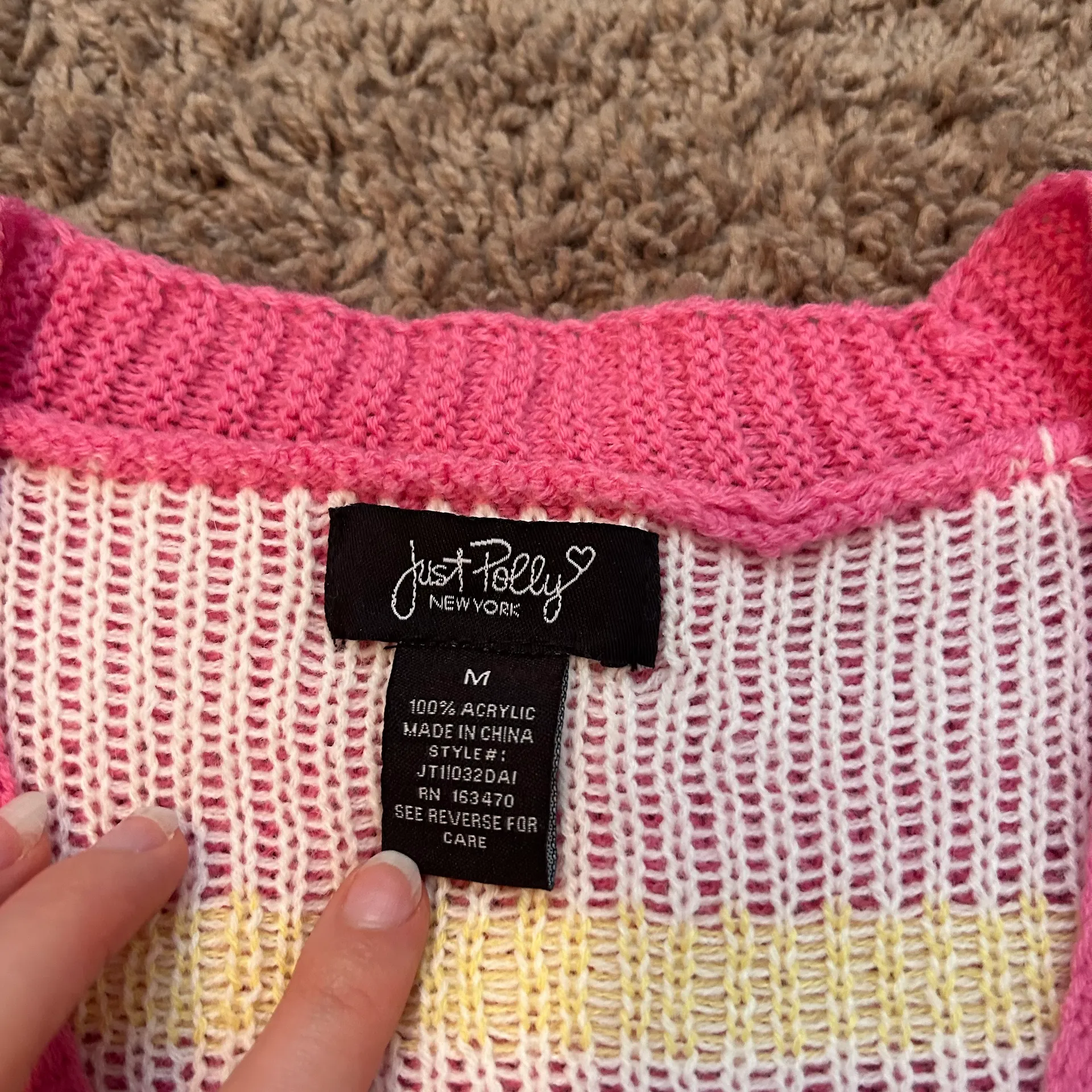 ‼️Just Polly New York Flower Cardigan‼️ - Image 5