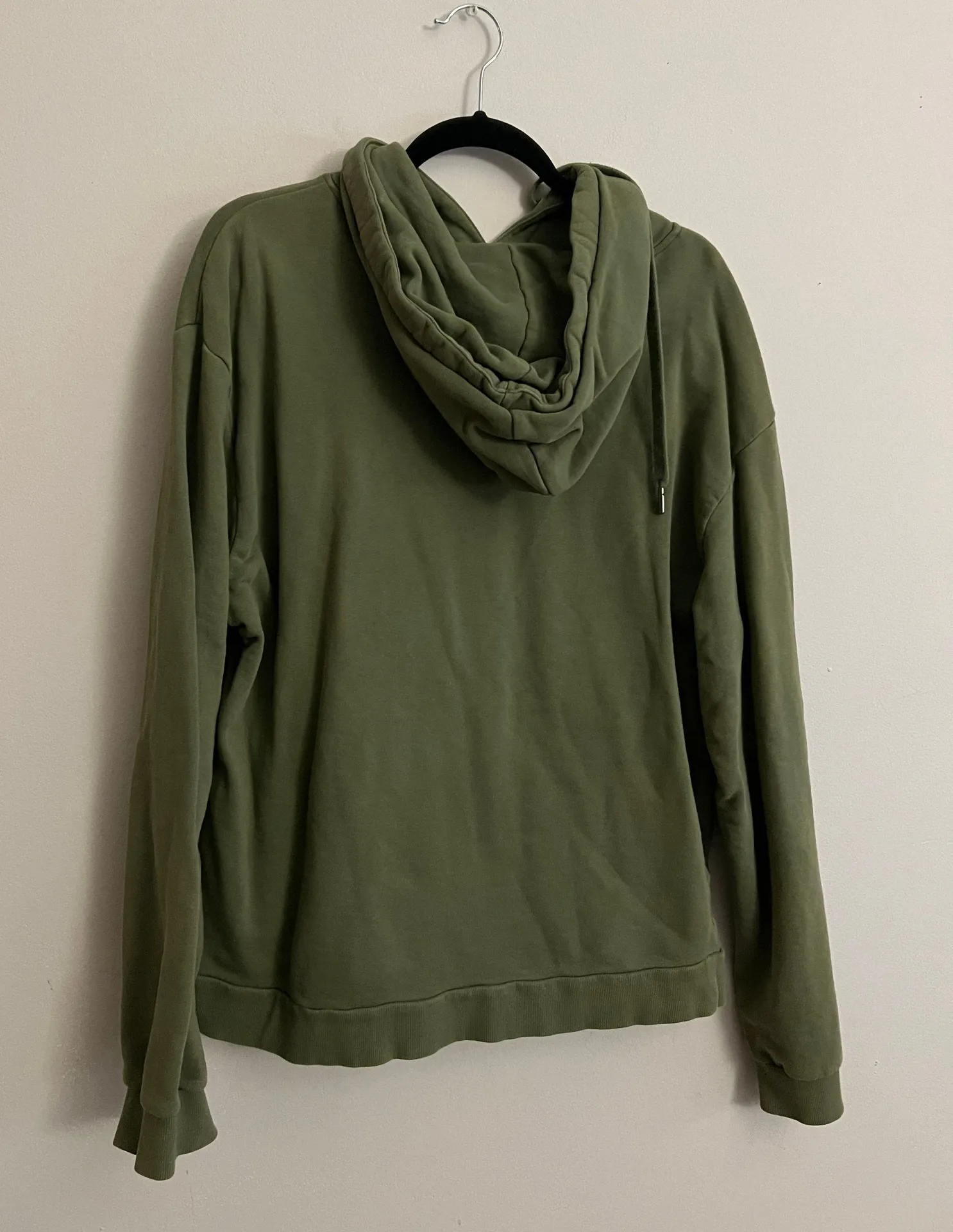 Vacation Club Olive Green Hoodie Size M - Image 2