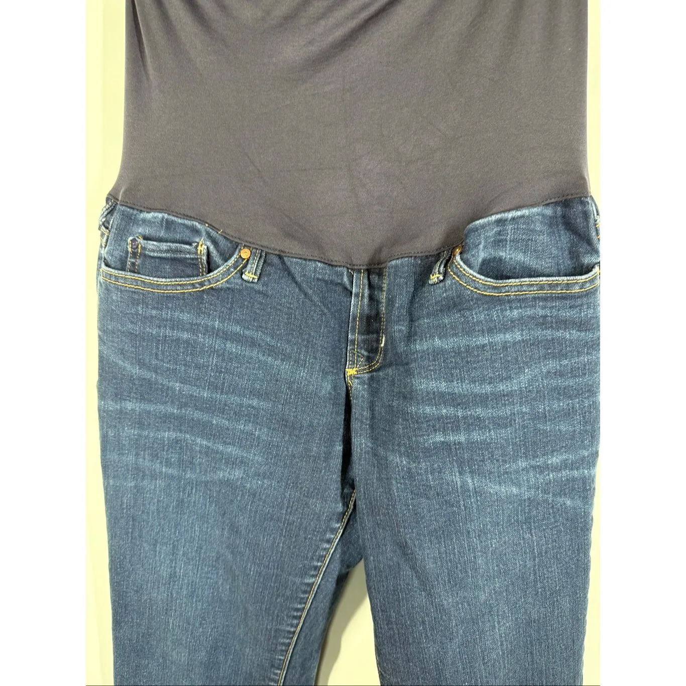 Gap Maternity long and lean dark wash jean size 29/8R - Image 2