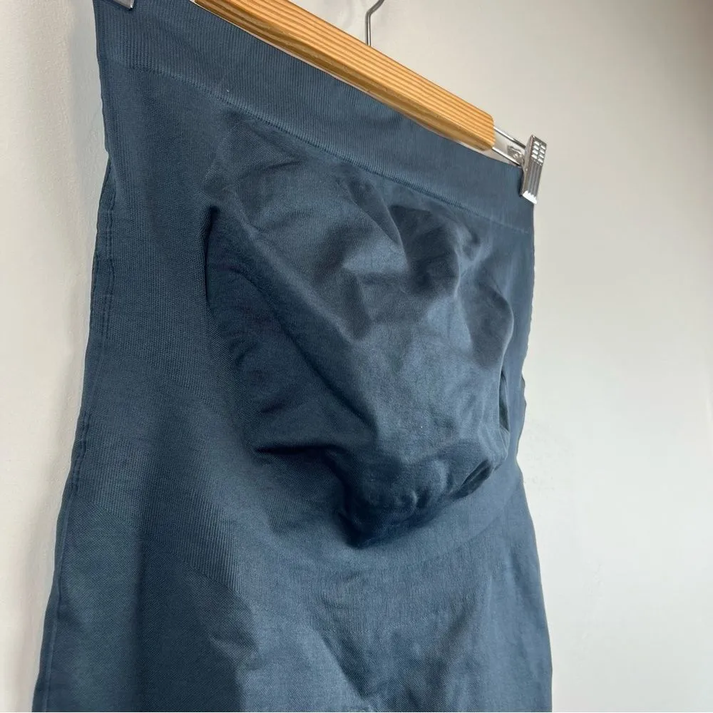 Blanqi Everyday Maternity Belly Support Size Medium Leggings Women Steel Blue - Image 2