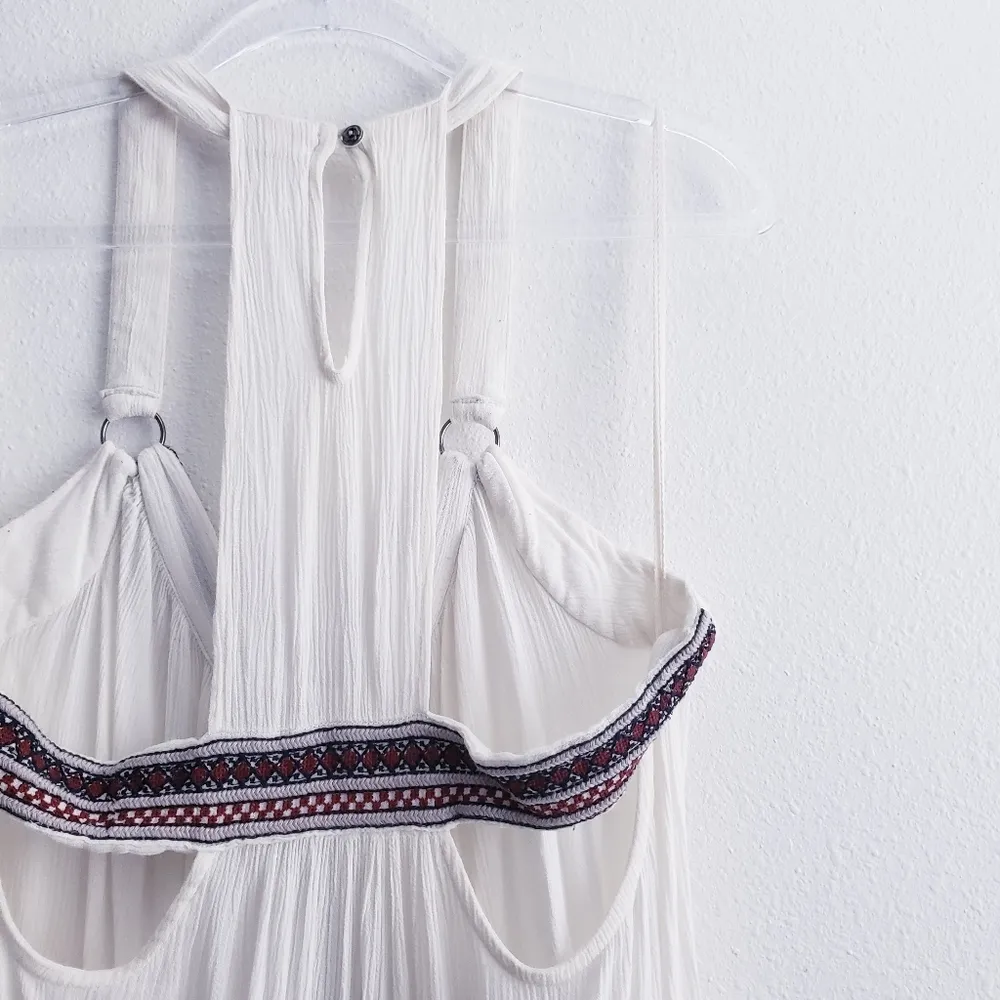 Free People Halter Aztec Bohemian Romper - Image 9