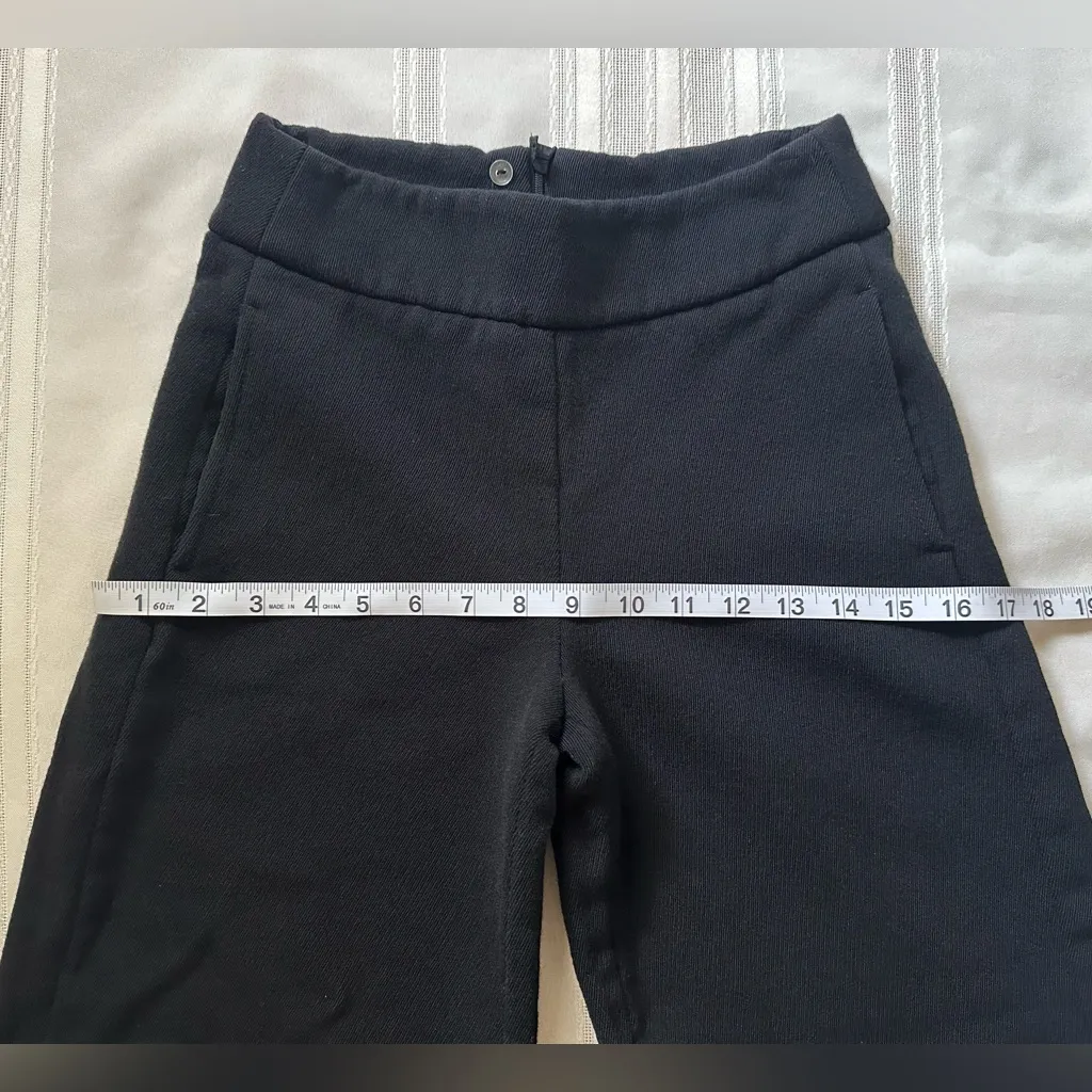 AKRIS Punto Elegant Black Wide Leg Pants Size 4 
High Waist - Image 7