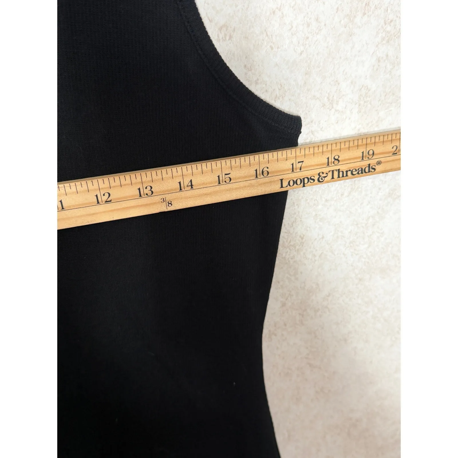 Marine Layer Lexi Daytime Dress Black XL Ribbed Tank Midi - Image 6