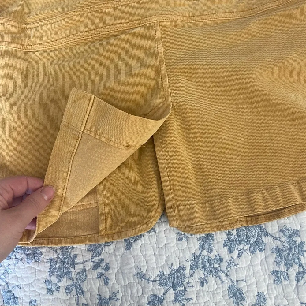 Denim Heather Color Corduroy Academia Blazer Sunset Gold Size Small - Image 12