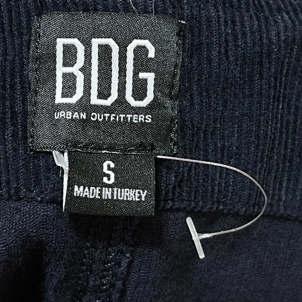 New BDG Urban Outfitters Corduroy Overall Dress Navy Blue Size S Small - Image 5