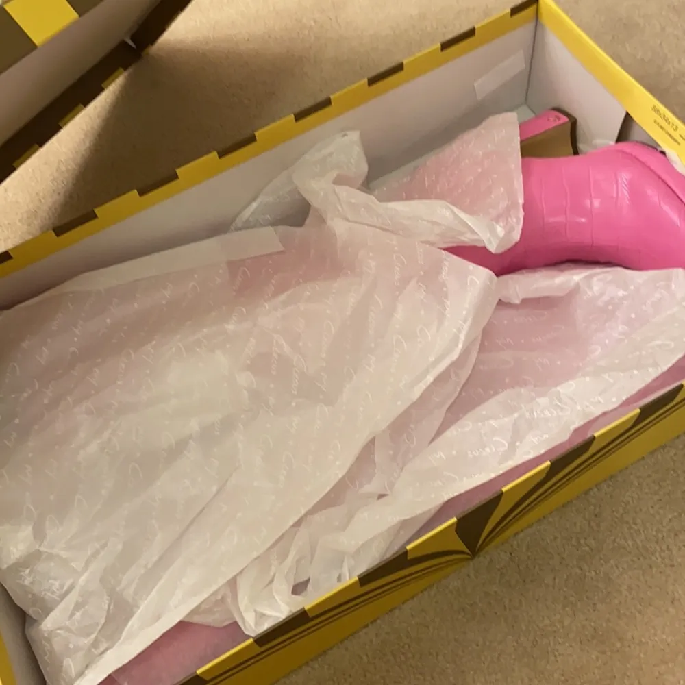 Croc-Embossed Knee-High Boots - Image 11