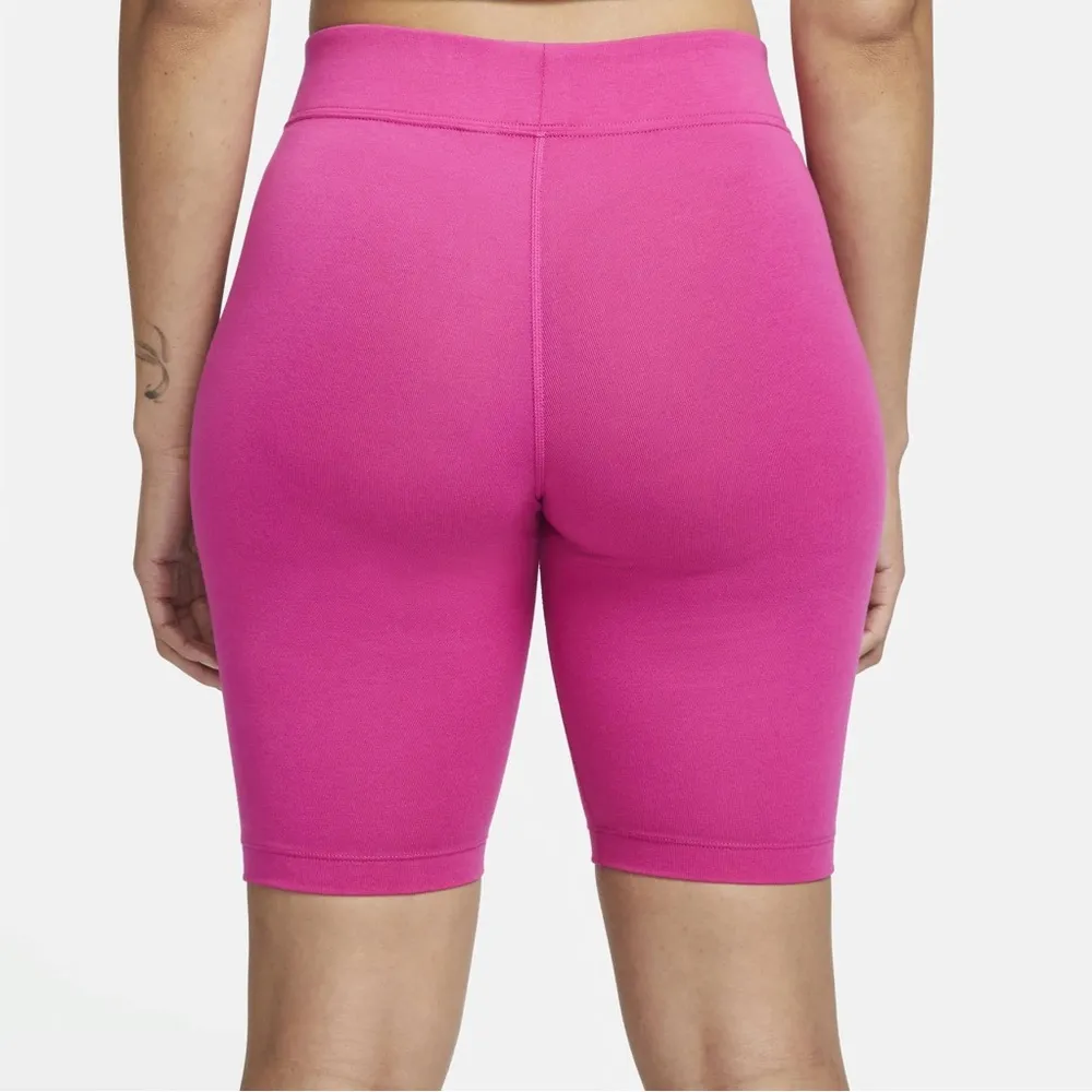 NIKE SPORTSWEAR ESSENTIAL BIKE TIGHT SHORTS PINK SIZE S NEW - Image 10
