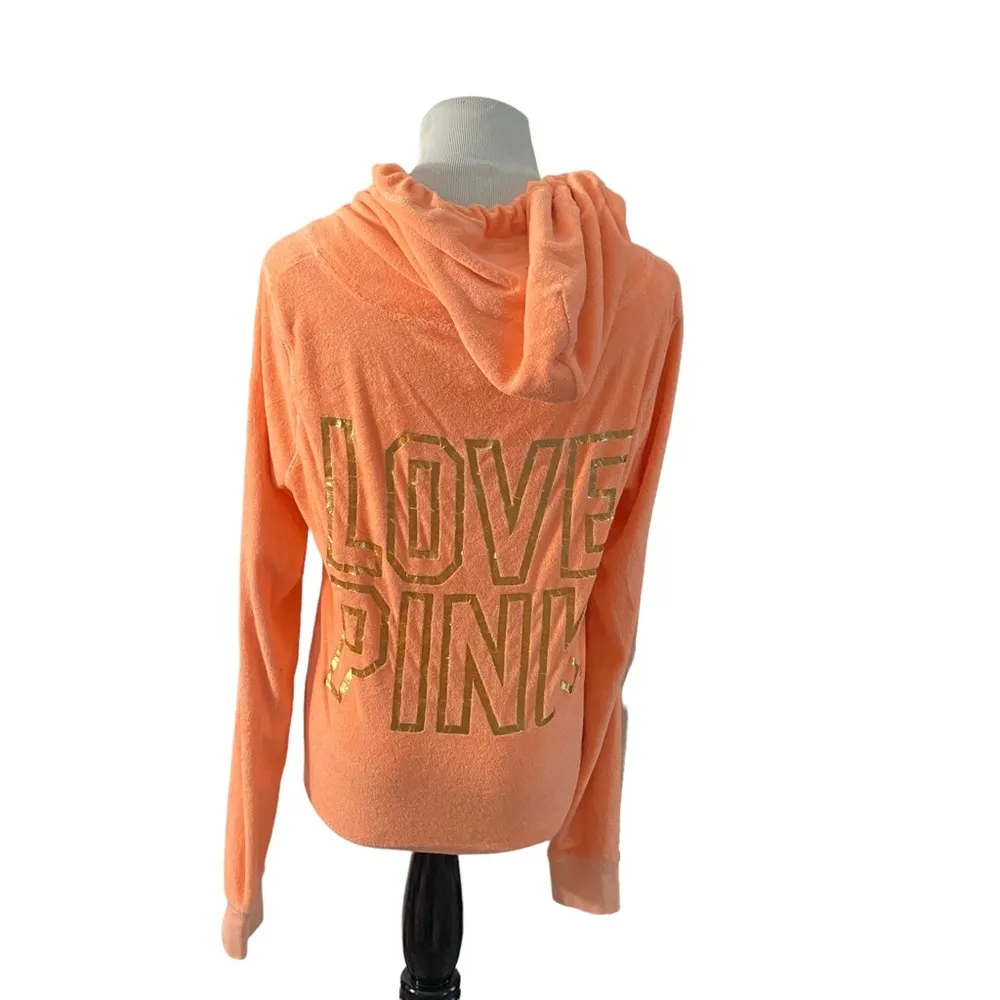 Victoria’s Secret orange track suit jacket size small - Image 3