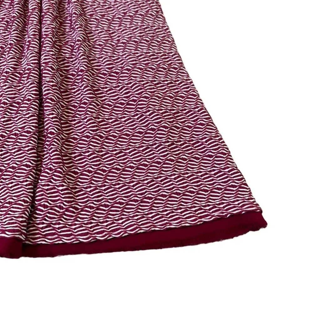 Maeve x Anthropologie Dora Textured Dress Short Sleeve A-Line Size Medium - Image 5