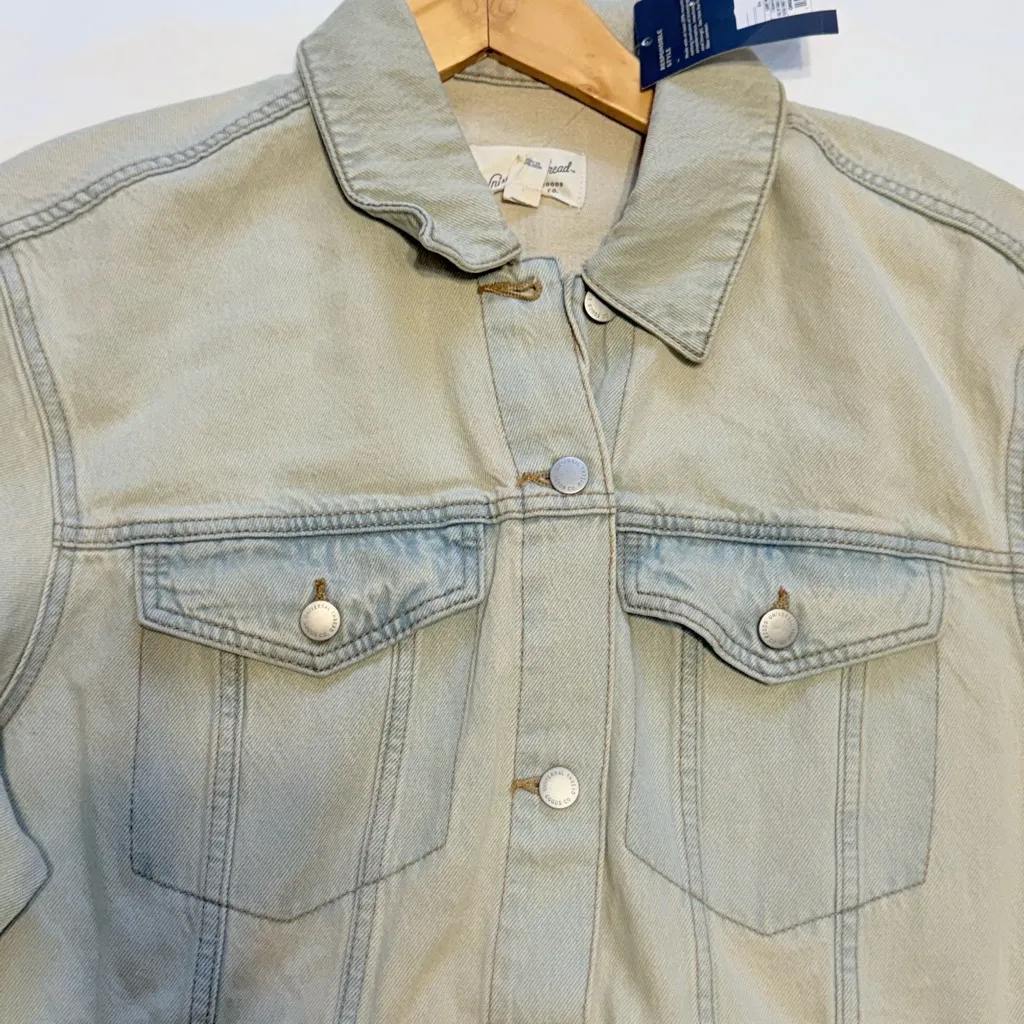 Women's Denim Cinched Jacket Universal Thread Size M - Image 6