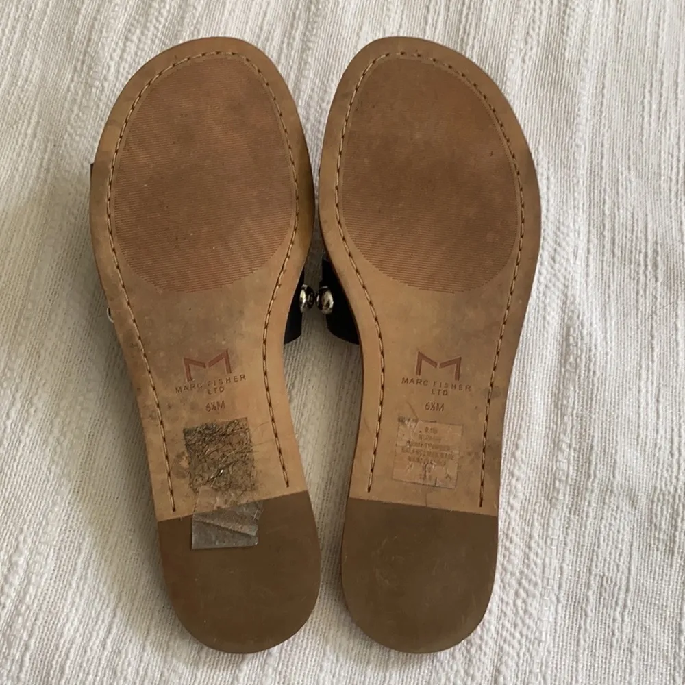 •Marc Fisher LTD• Studded Sandals, EEEUC - Image 2