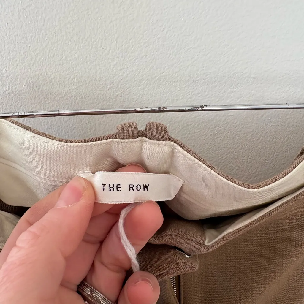 NWT The Row Roosevelt Slim Trousers Size‎ 4 - Image 4