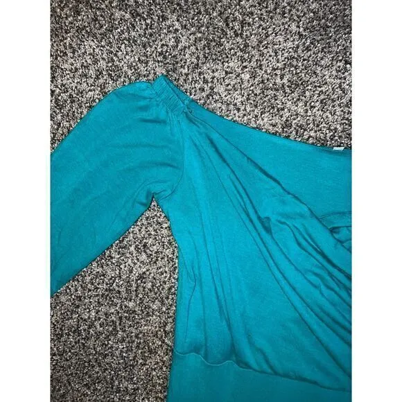 Womens Maternity Off Shoulders Long‎ Sleeve Photography Dress Size Large - Image 5