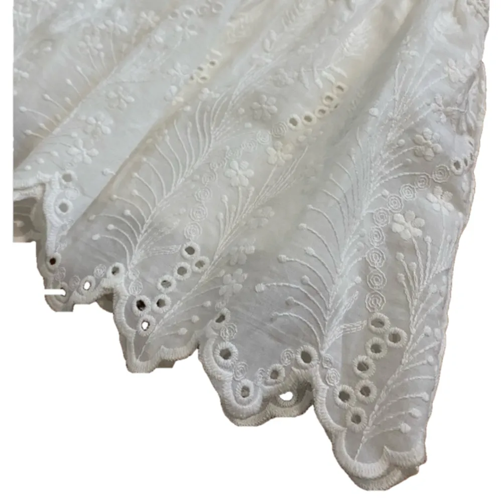 ANTHROPOLOGIE Beckett Crochet Beige Sleeveless Eyelet Midi Dress - Image 7