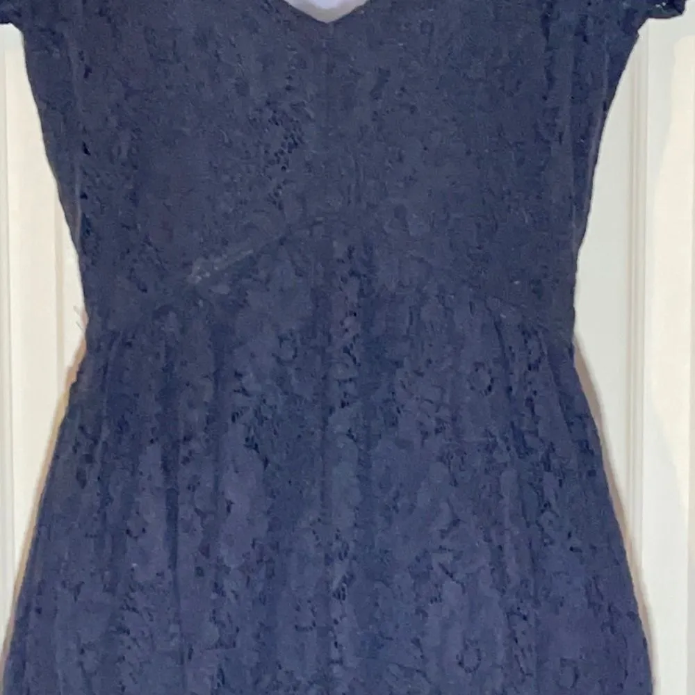 Hollister Lace A-line Dress Peekaboo Back Jrs 7 XS - Image 3