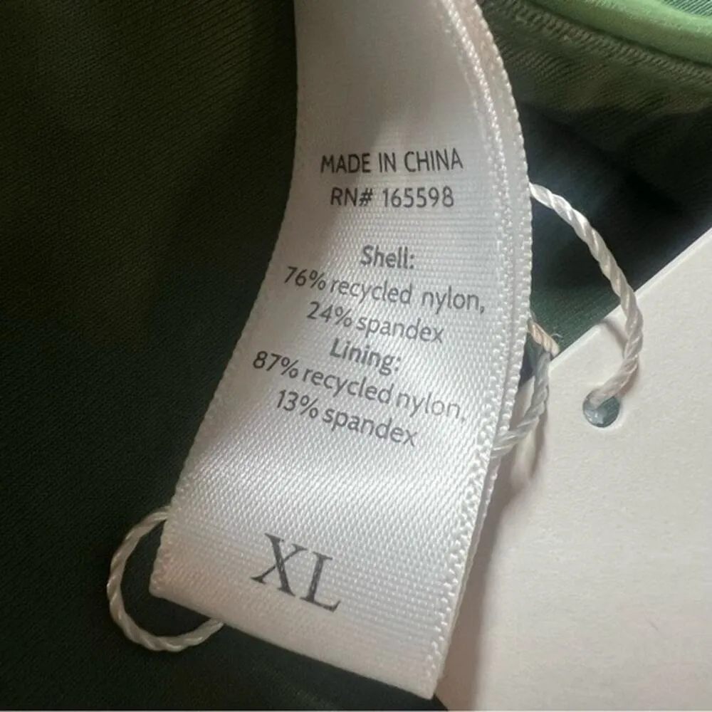 NWT Andie Swim Santorini Triangle Knot Front Bikini Top XL Sage Sea Green #3164 - Image 7