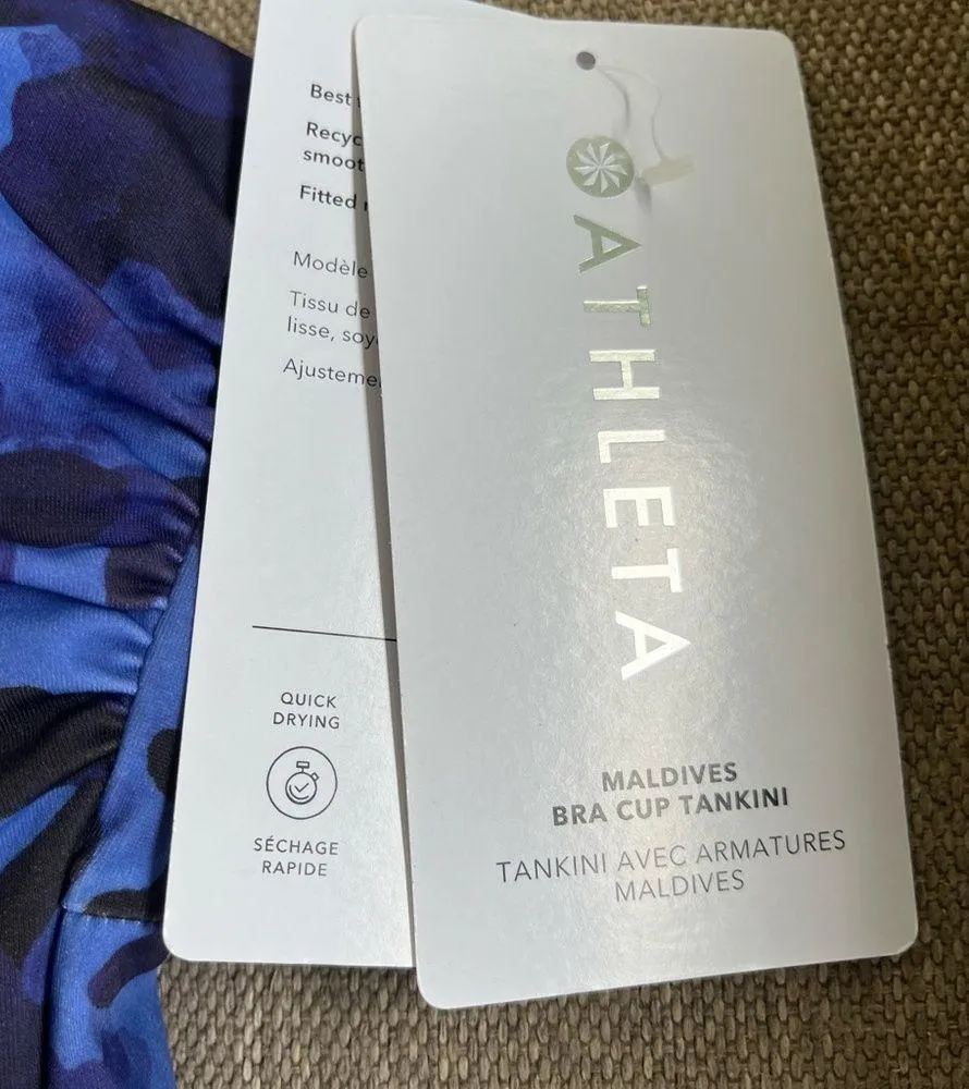 NWT Athleta Tankini Top 36 B/C - Image 8