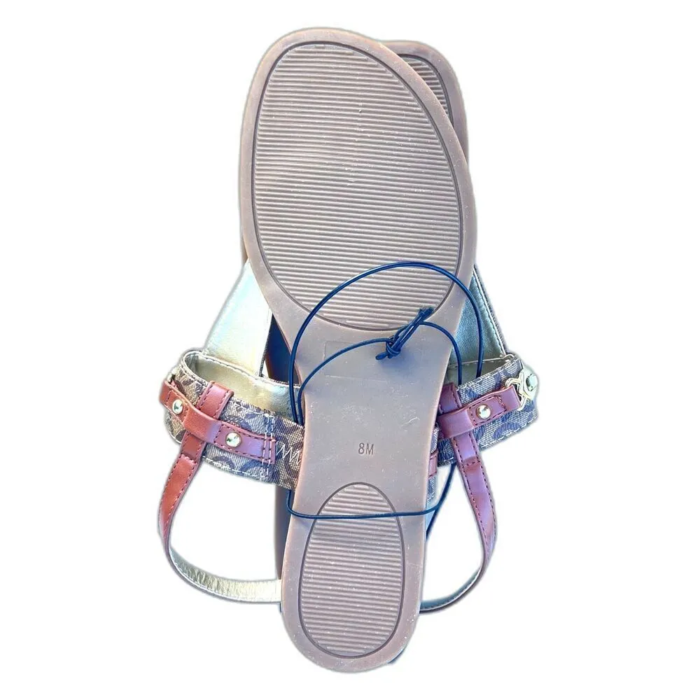 Women's GBG Los Angeles Sandal casual brown red comfortable 8 - Image 3