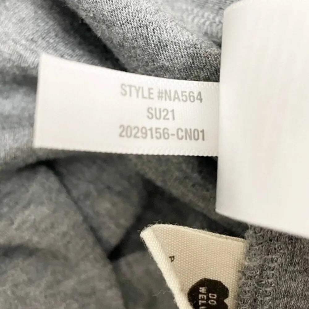 Madewell MWL Breeze Drawstring Shorts Romper Heather Gray Women’s Size Small - Image 12