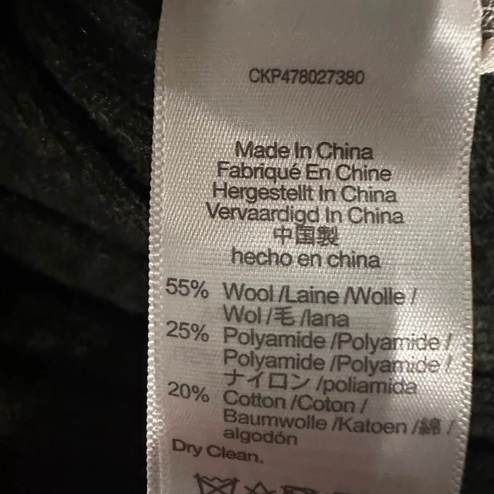 mockneck cropped sweater ribbed forest green - Image 6