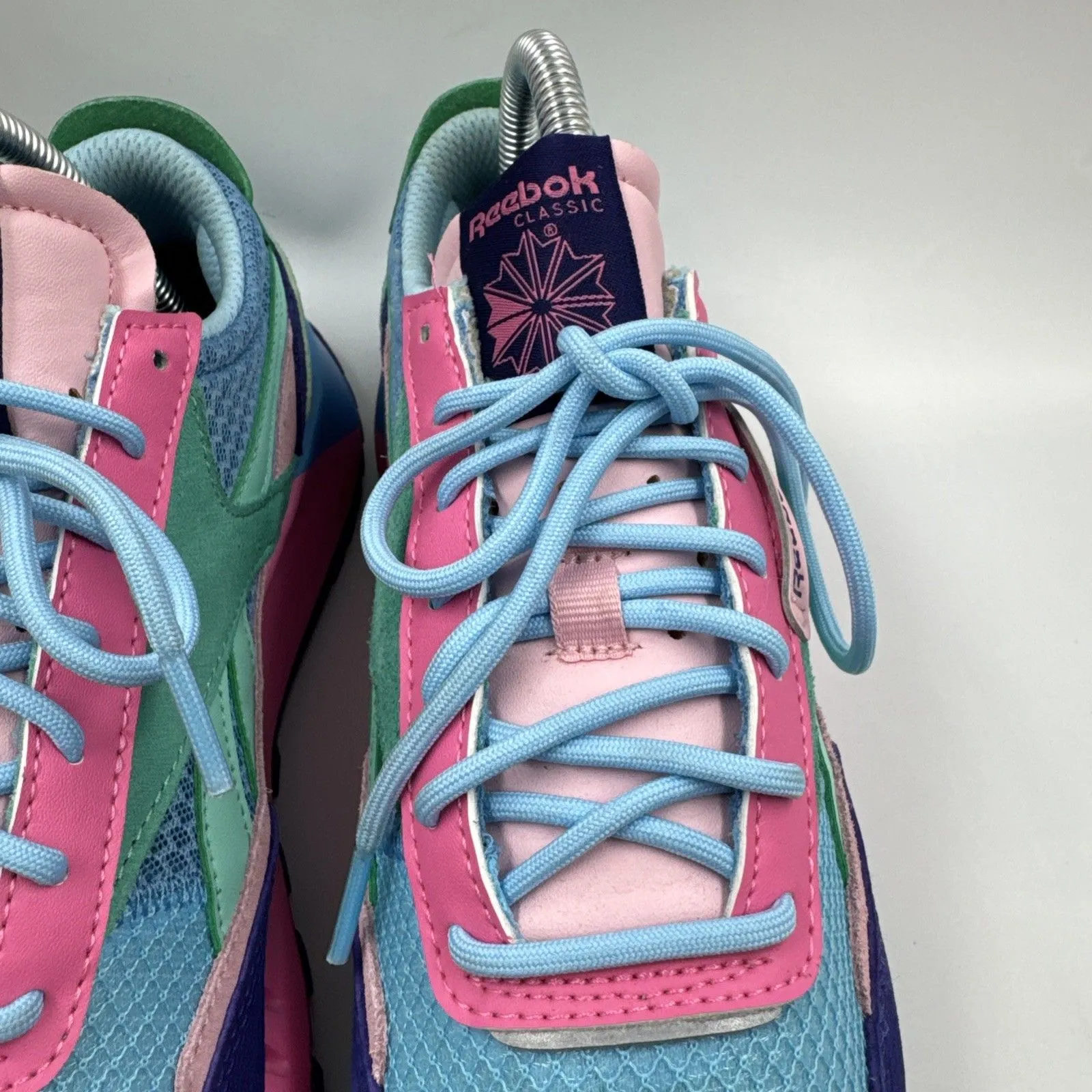 Reebok Classic Leather Legacy Sneakers Women’s Shoes Pink Blue Green Size 6.5 - Image 4