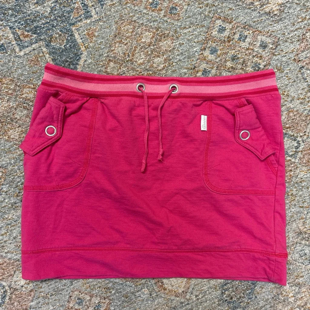 Chic Pink Mini Skirt with Drawstring - Image 3