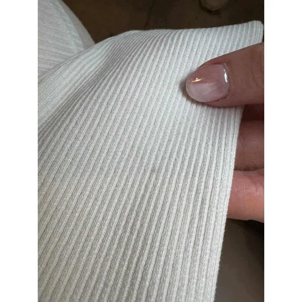 Citizens of Humanity Shirt Women XS White Iris Ribbed Cutout‎ Neck Top Tee Sexy - Image 8