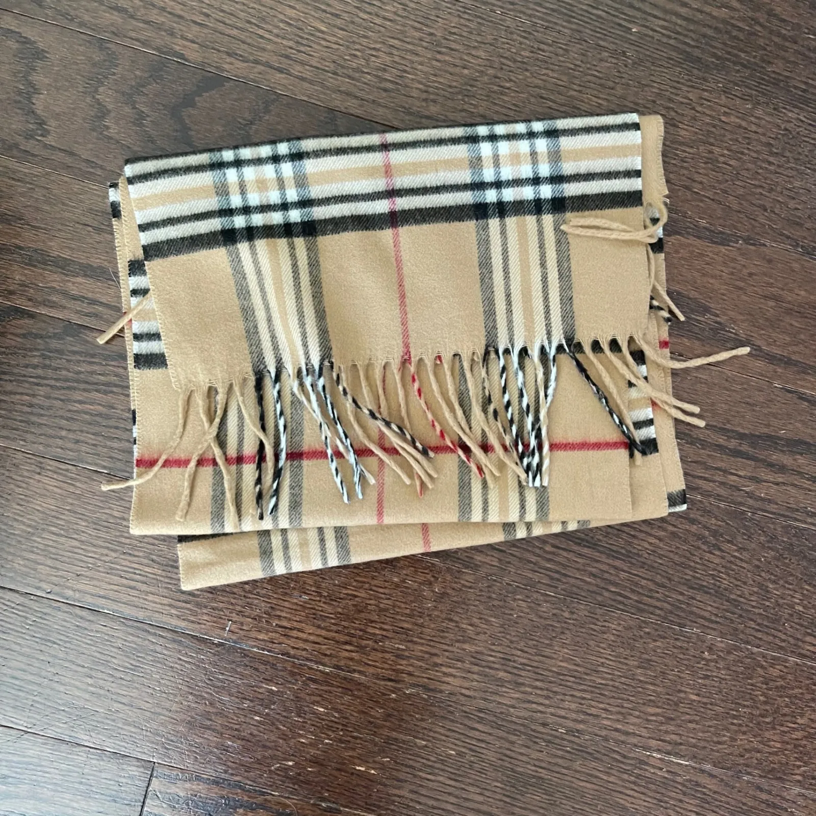 V Fraas‎ Cashmink Acrylic Plaid Scarf Made in Germany - Image 3