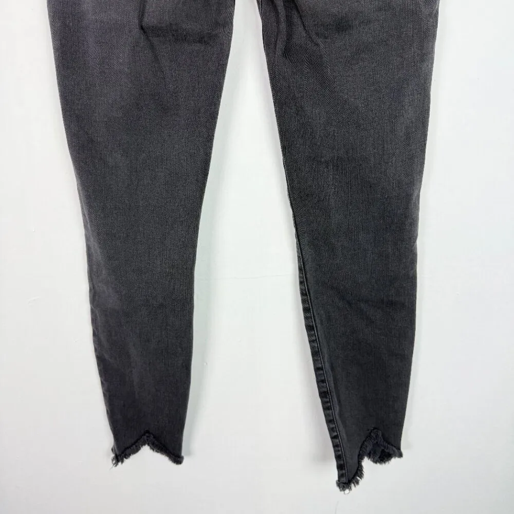 FRAME Le Skinny De Jeanne Crop Double Triangle Raw Hem in Tull Size 25 EUC - Image 12