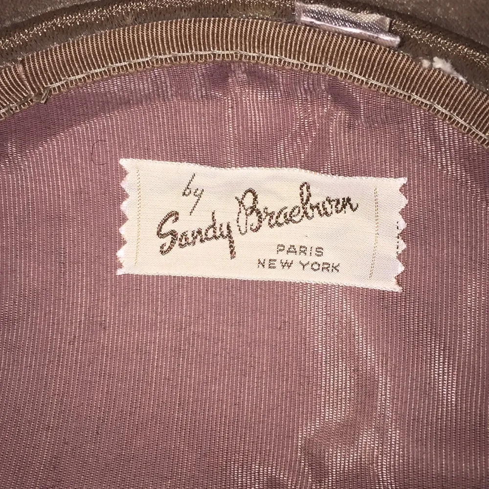 Tan Furry Sandy Braeborn Paris NY Roller Hat 20.5” - Image 5