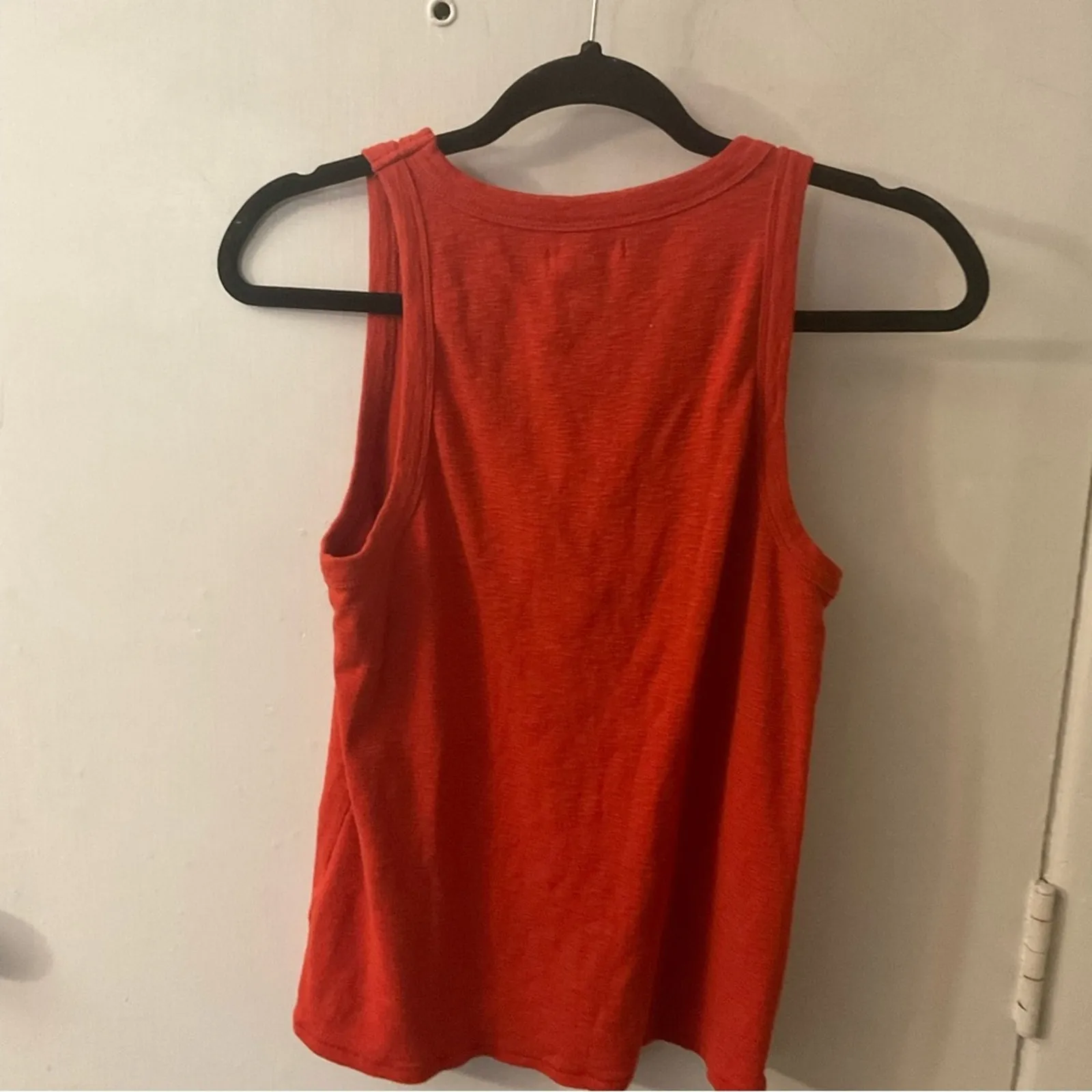 Madewell Orange Westville Tank M AN456 Casual Dopamine Boho Classic Preppy Twee - Image 2
