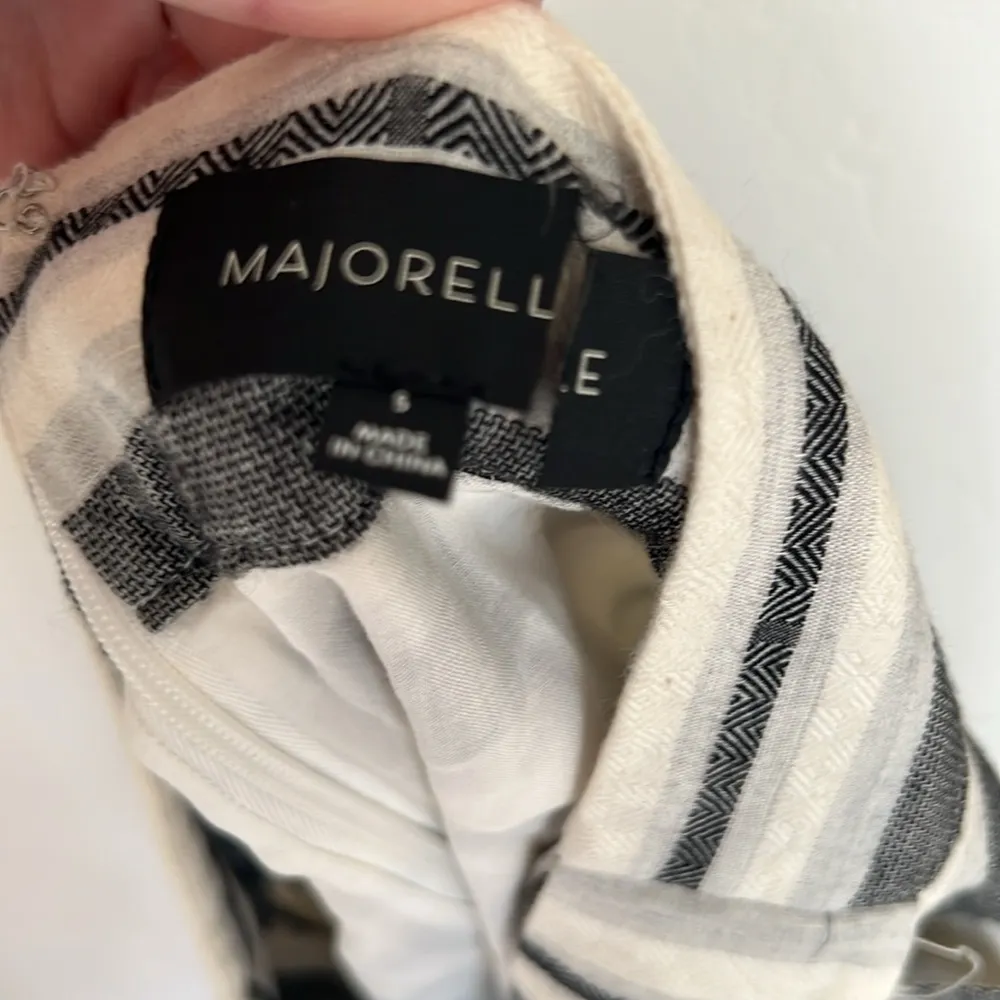 Majorelle Blue Stripe Belted Shorts - Image 3