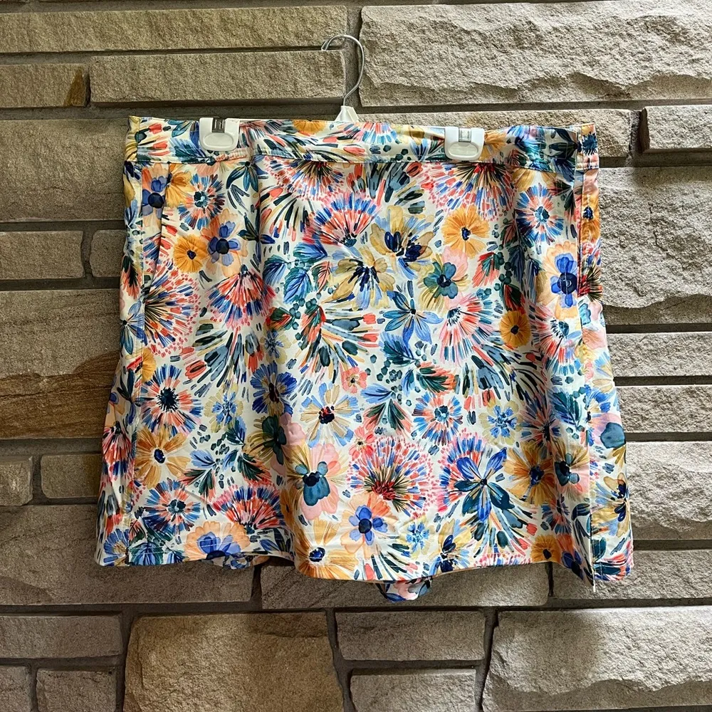 Ripskirt Hawaii Fleur Limited Edition Skirt White watercolor floral print XXL - Image 3