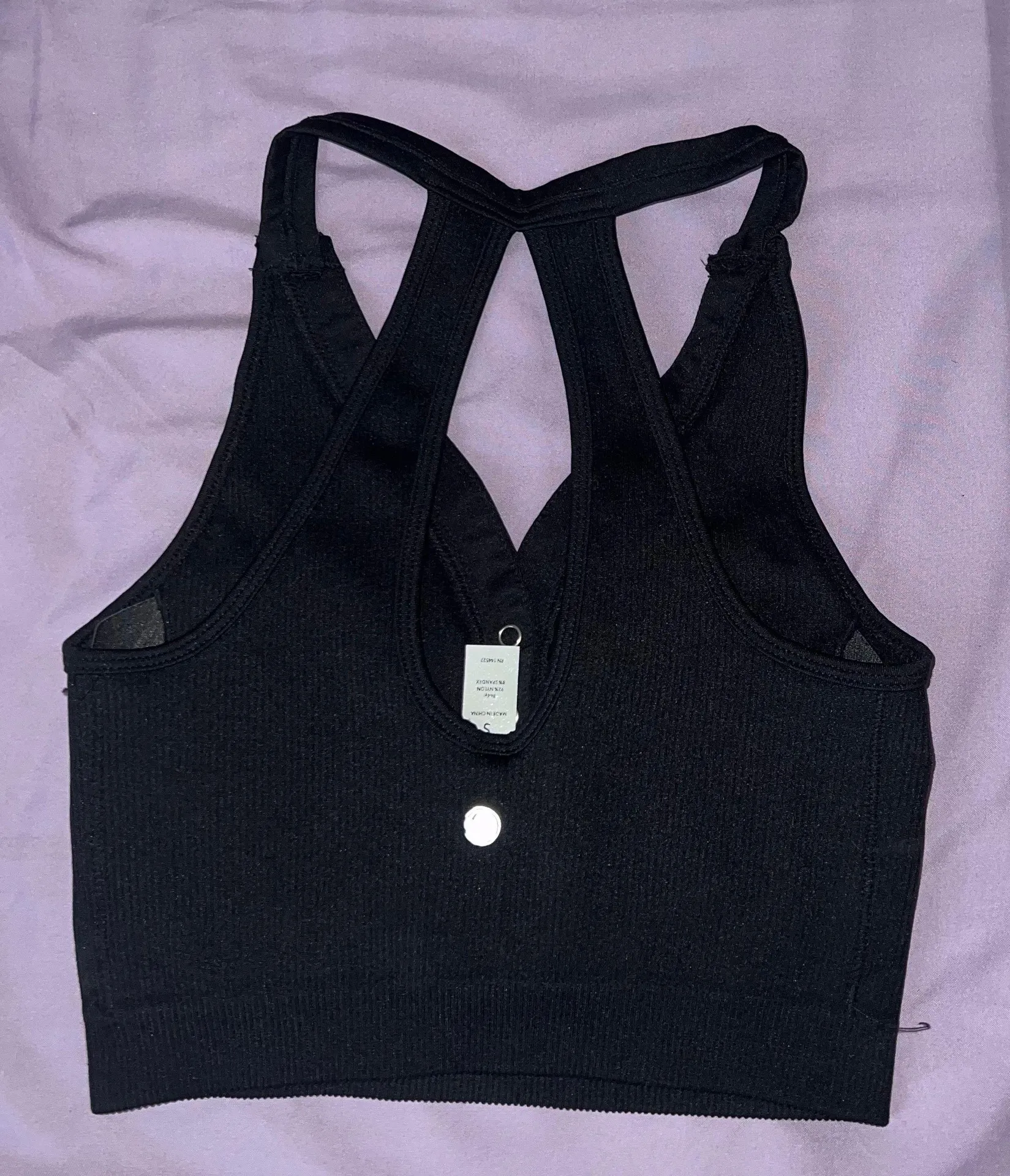 Workout top Black - Image 2