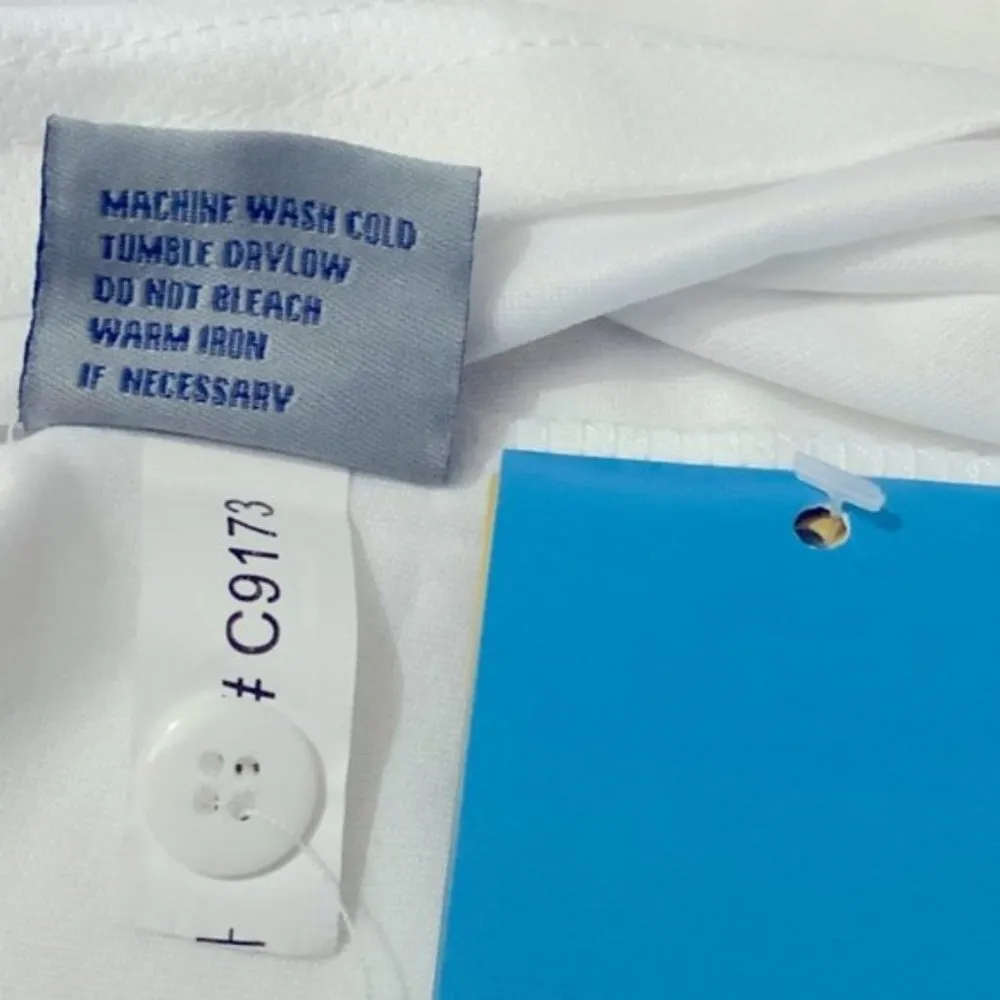 Reebok  X-Treme PLAYDRY Women' Polo Raglan Short Sleeve Button Up Plus 2XL White - Image 5