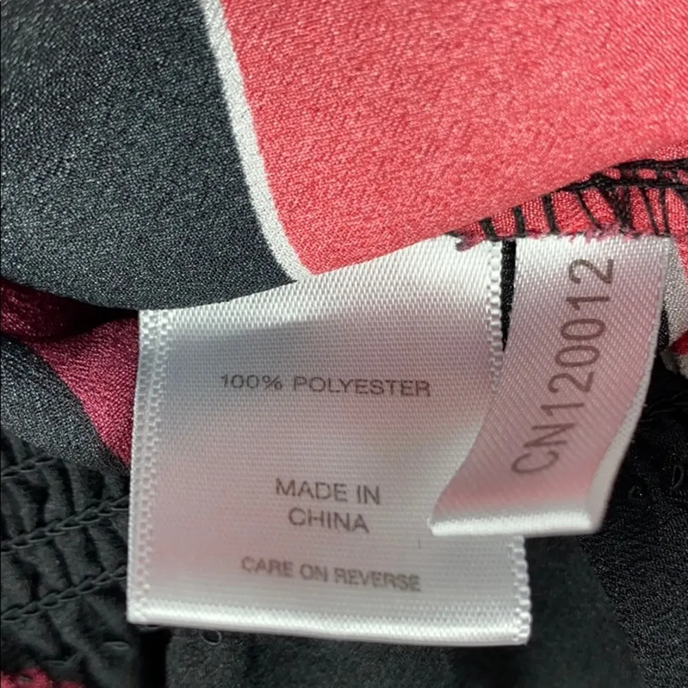 Wrap Snap and Tie Front Blouse NWOT S Pink - Image 6