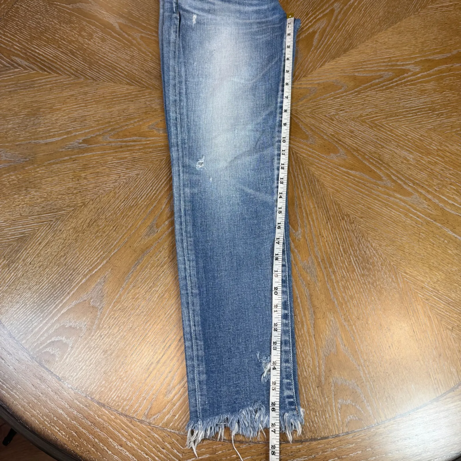 Moussy Vintage Diana Skinny Crop Jeans Light Wash Size 27 Blue - Image 10