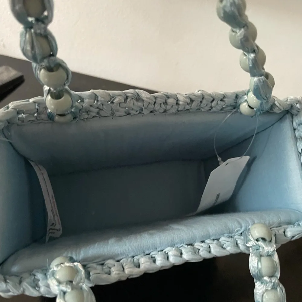 blue bead bag - Image 6