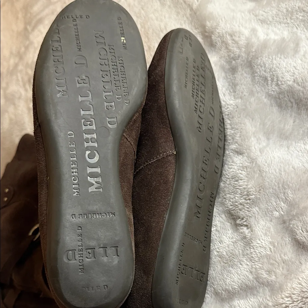 Michelle D Dark Brown Lace Up Boots Size 8 - Image 7