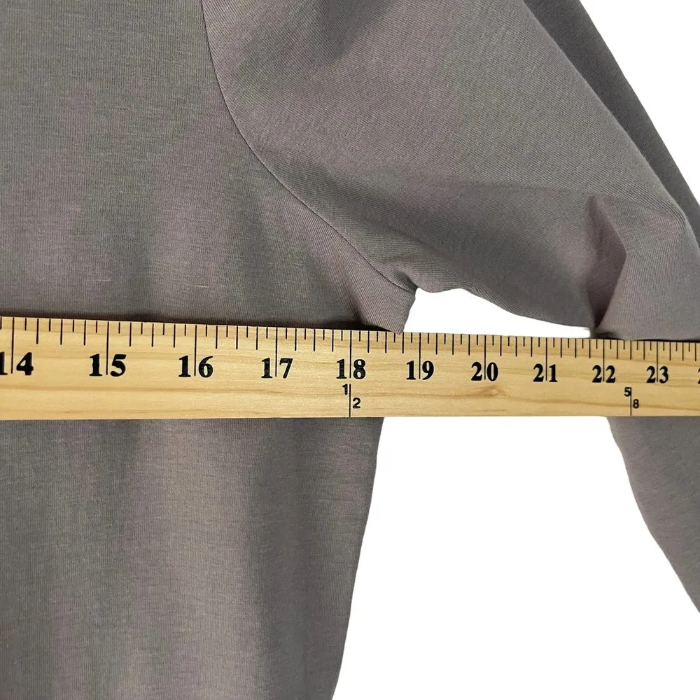 Garnet Hill Women's Size Medium Grey Modal Blend Soft Tee Shirt Dress - Image 7