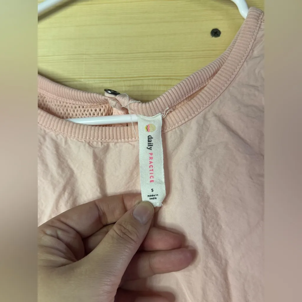 Anthro Daily Practice Hill Up Dress Pink - Image 6