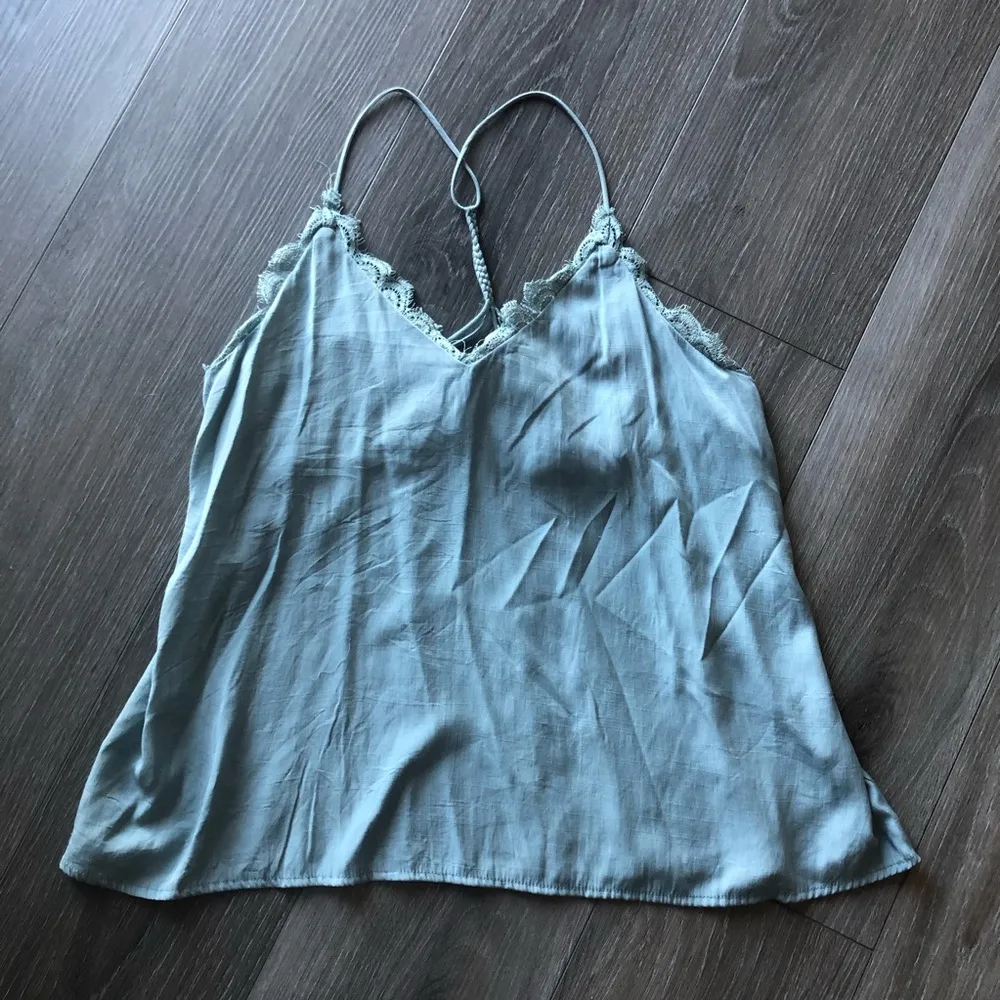 Vestique Teal Racerback Tank Top Size Large - Image 2