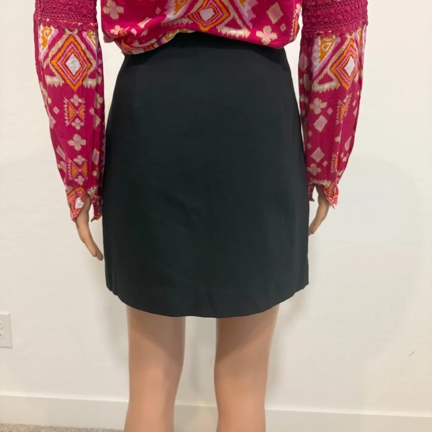 Bar III  8 studded grommet trim side slit split mini skirt SK 3113 - Image 6