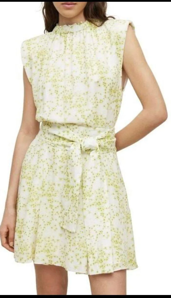 ALLSAINTS Rhys Amanzi Silk Blend Dress - Image 4