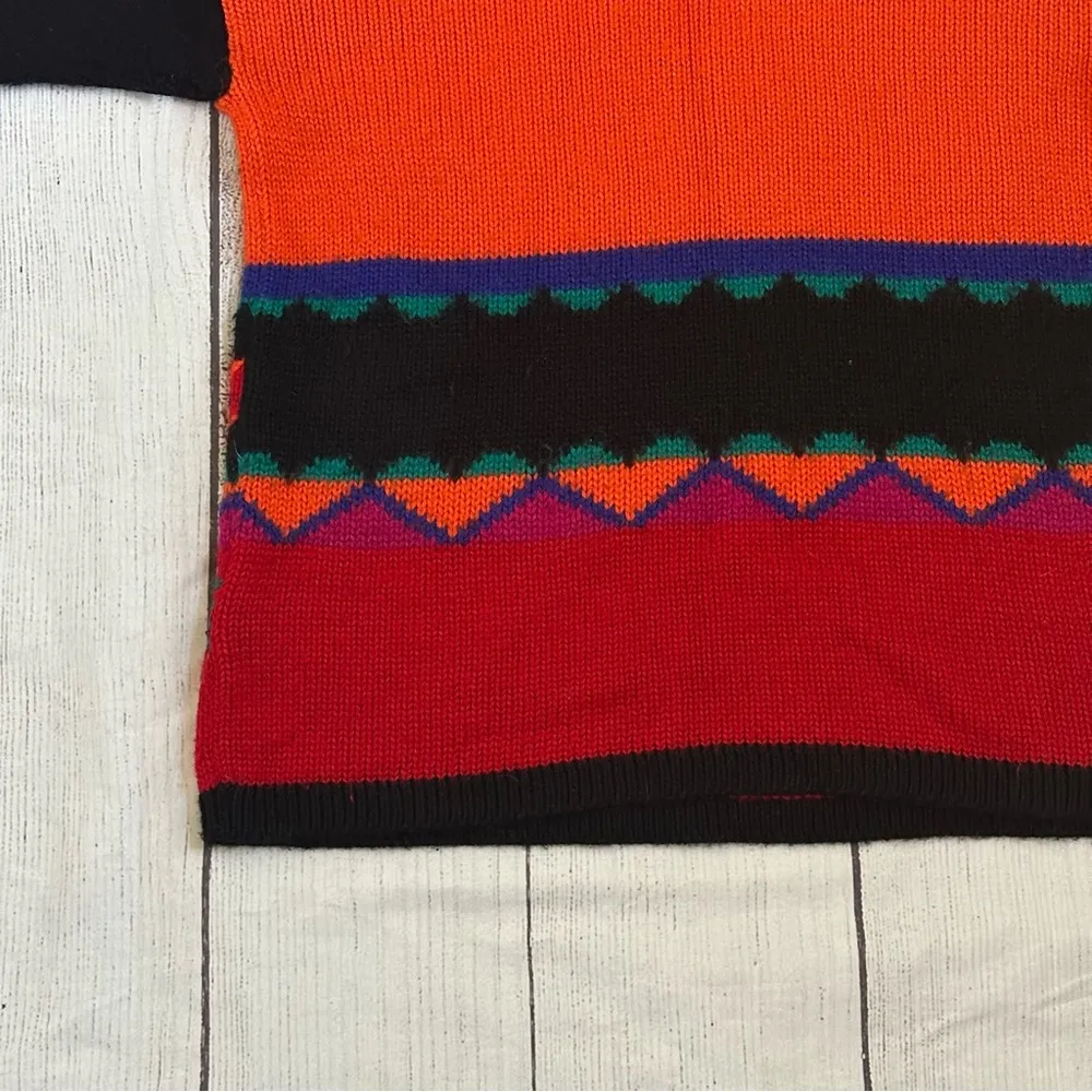 Vintage The Limited size small wool acrylic sweater - Image 13