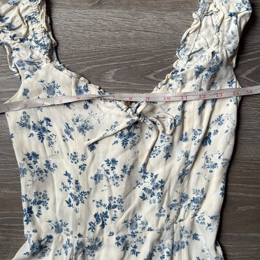 Reformation Pacey short-sleeve mini dress in Lula Floral 6 - Image 9