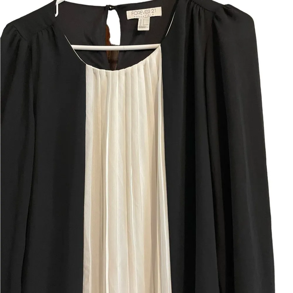 Forever 21	Women's Black and White Swing Dress - Image 6